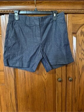 Ann Taylor Women's Charcoal Gray Jean-Style Shorts